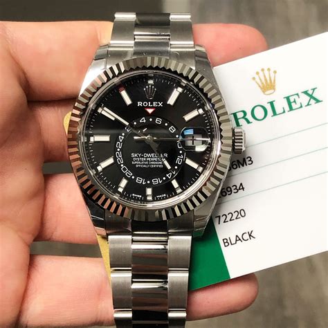 rolex sky dweller black dial oyster|rolex oyster perpetual sky dweller.